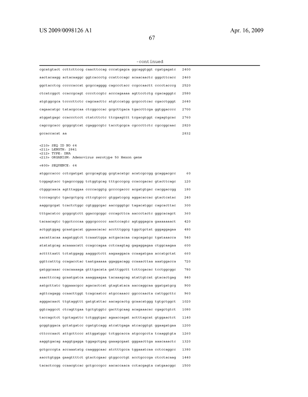 Method and kit for the detection of adenoviruses - diagram, schematic, and image 98