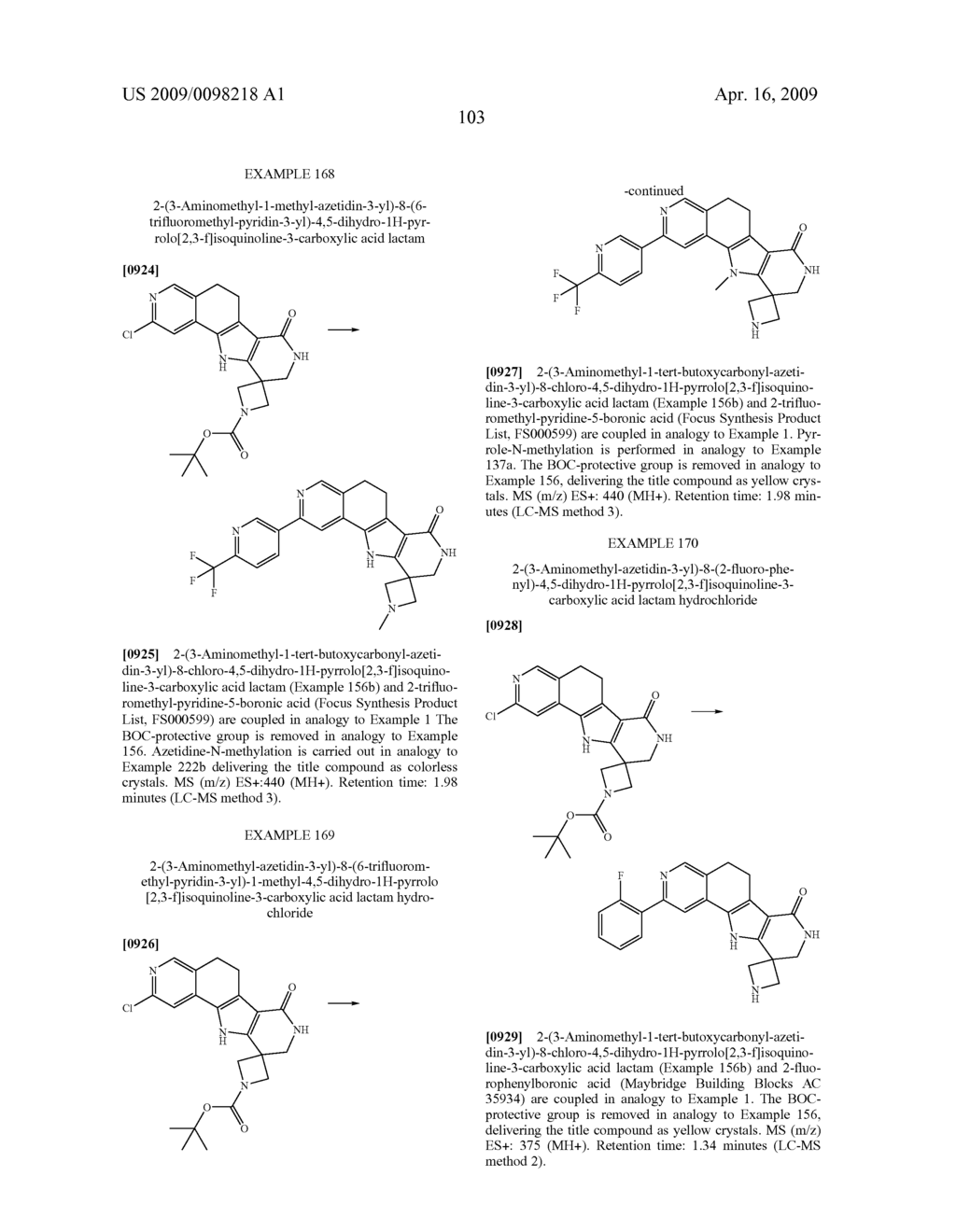 Tetracyclic Lactame Derivatives - diagram, schematic, and image 104