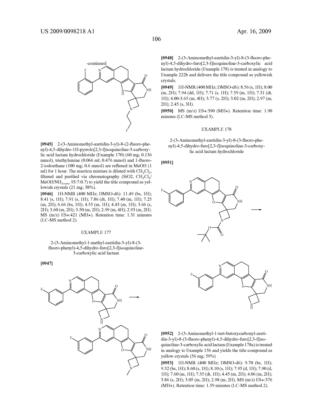 Tetracyclic Lactame Derivatives - diagram, schematic, and image 107