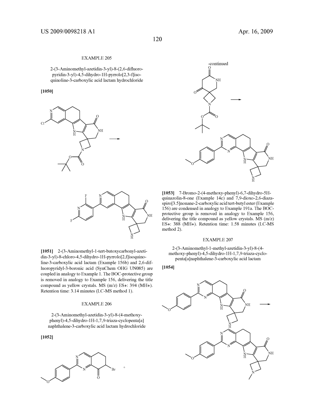 Tetracyclic Lactame Derivatives - diagram, schematic, and image 121