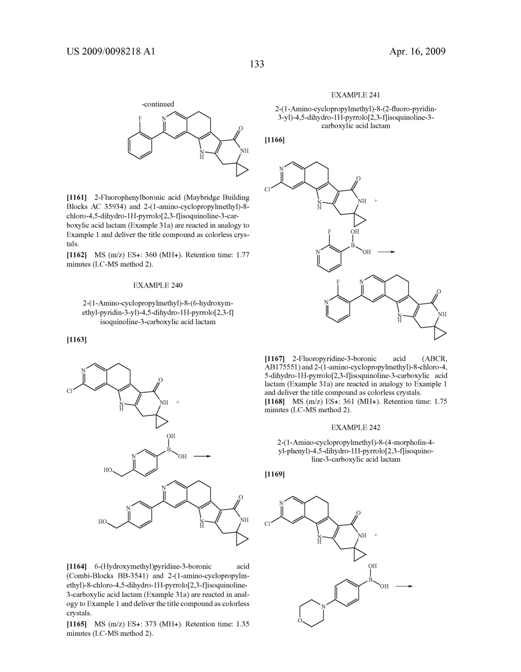 Tetracyclic Lactame Derivatives - diagram, schematic, and image 134