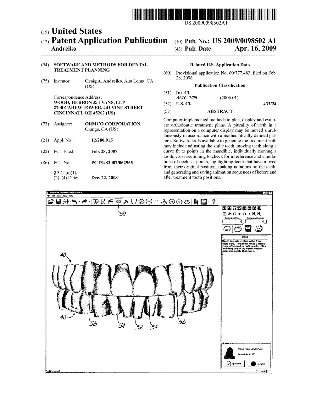 Software and Methods for Dental Treatment Planning - diagram, schematic, and image 01