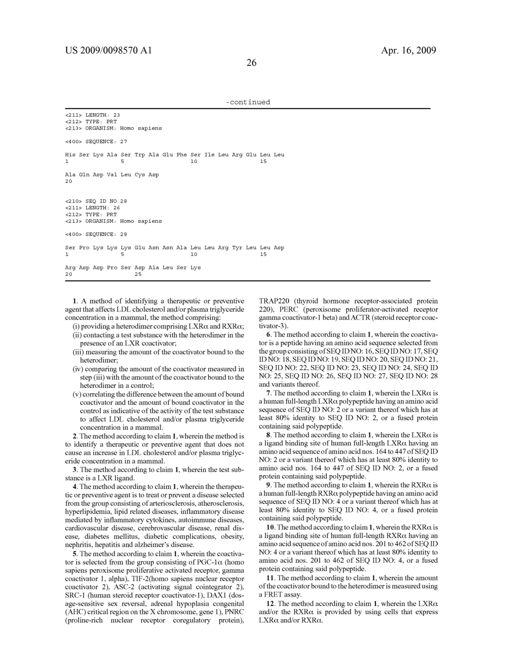 Lxr ligand testing method - diagram, schematic, and image 27