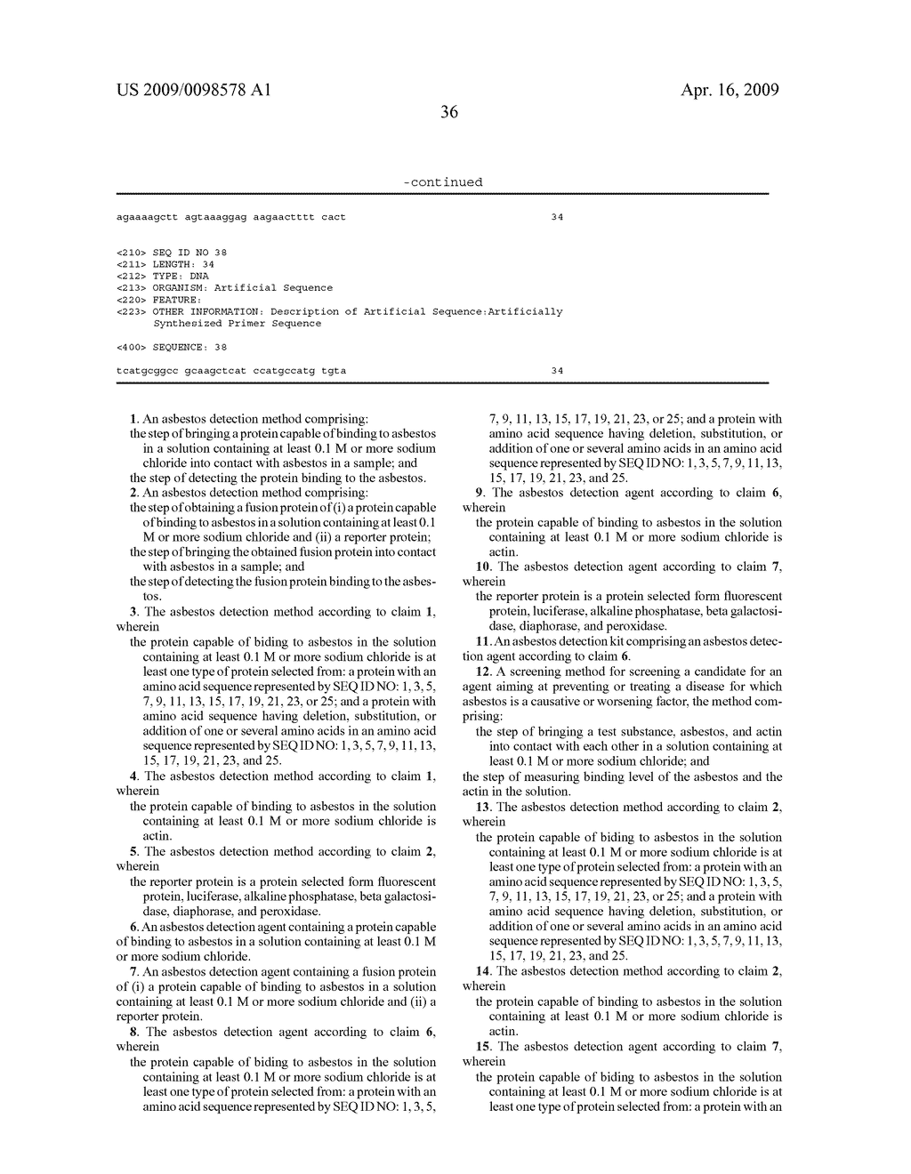 ASBESTOS DETECTION METHOD, ASBESTOS DETECTION AGENT, ASBESTOS DETECTION KIT, METHOD FOR SCREENING CANDIDATE FOR AGENT AIMING AT PREVENTING OR TREATING DISEASE FOR WHICH ASBESTOS IS CAUSATIVE OR WORSENING FACTOR - diagram, schematic, and image 53