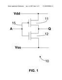 CD GATE BIAS REDUCTION AND DIFFERENTIAL N+ POLY DOPING FOR CMOS CIRCUITS diagram and image