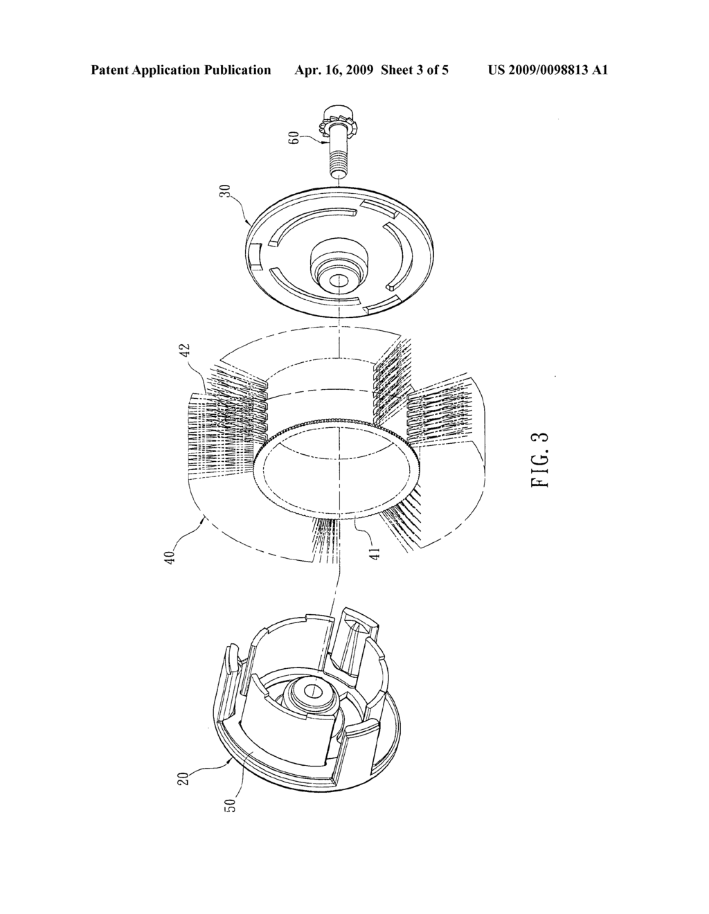 Grinding brush fixing device - diagram, schematic, and image 04