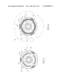 Grinding brush fixing device diagram and image