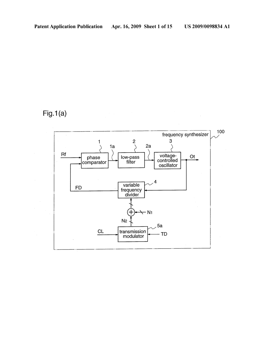 FREQUENCY SYNTHESIZER, RADIO COMMUNICATION SYSTEM, AND SEMICONDUCTOR DEVICE - diagram, schematic, and image 02