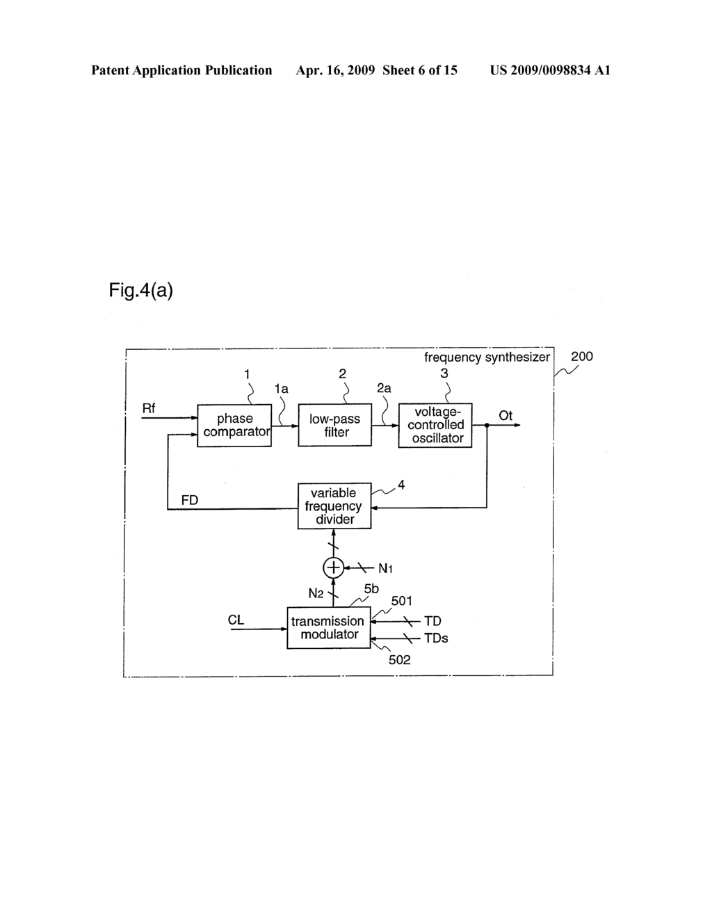 FREQUENCY SYNTHESIZER, RADIO COMMUNICATION SYSTEM, AND SEMICONDUCTOR DEVICE - diagram, schematic, and image 07