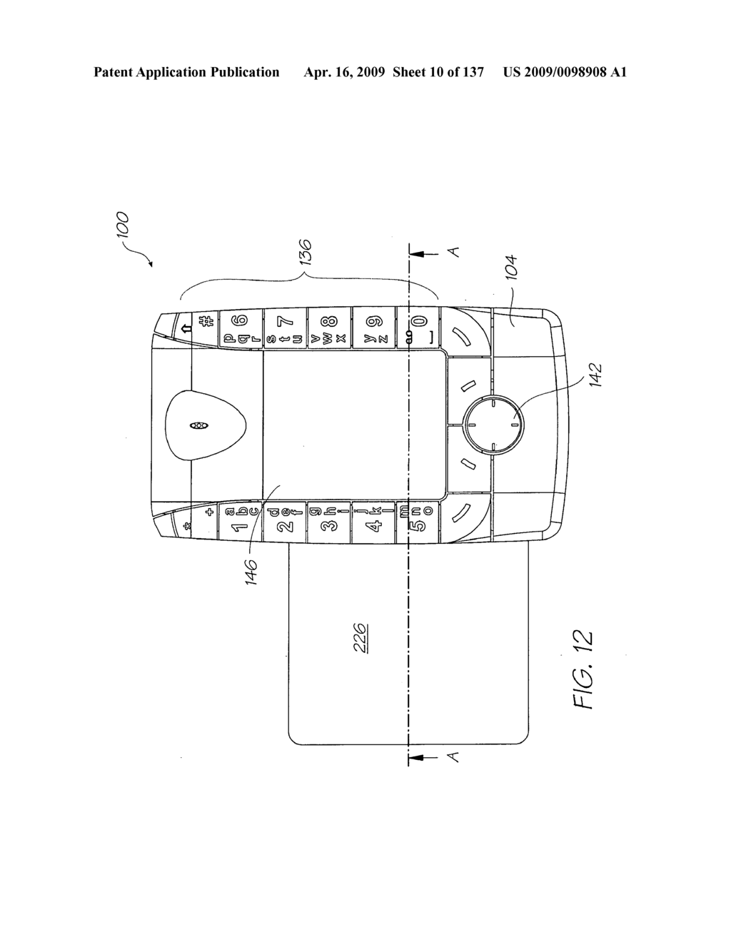 Mobile Telephone Handset Having A Cartridge And Pen Arrangement - diagram, schematic, and image 11