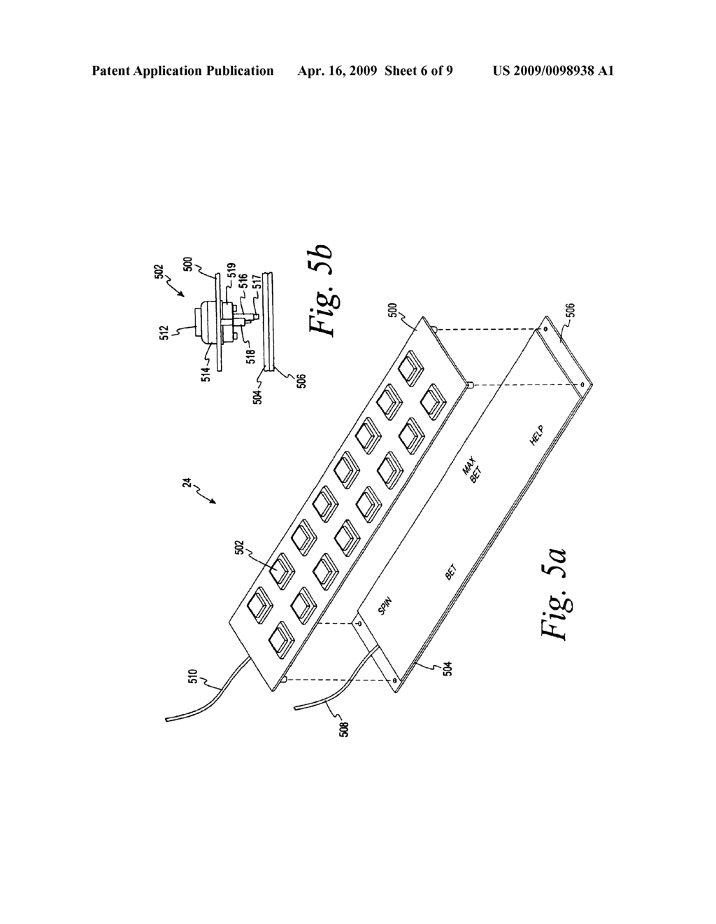 Game Device With Feature For Extending Life Of Variable Displays In Configurable Game Buttons - diagram, schematic, and image 07