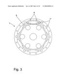 Disk for the transmission of a torque in a torque transmission device of a motor vehicle diagram and image