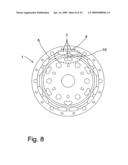 Disk for the transmission of a torque in a torque transmission device of a motor vehicle diagram and image