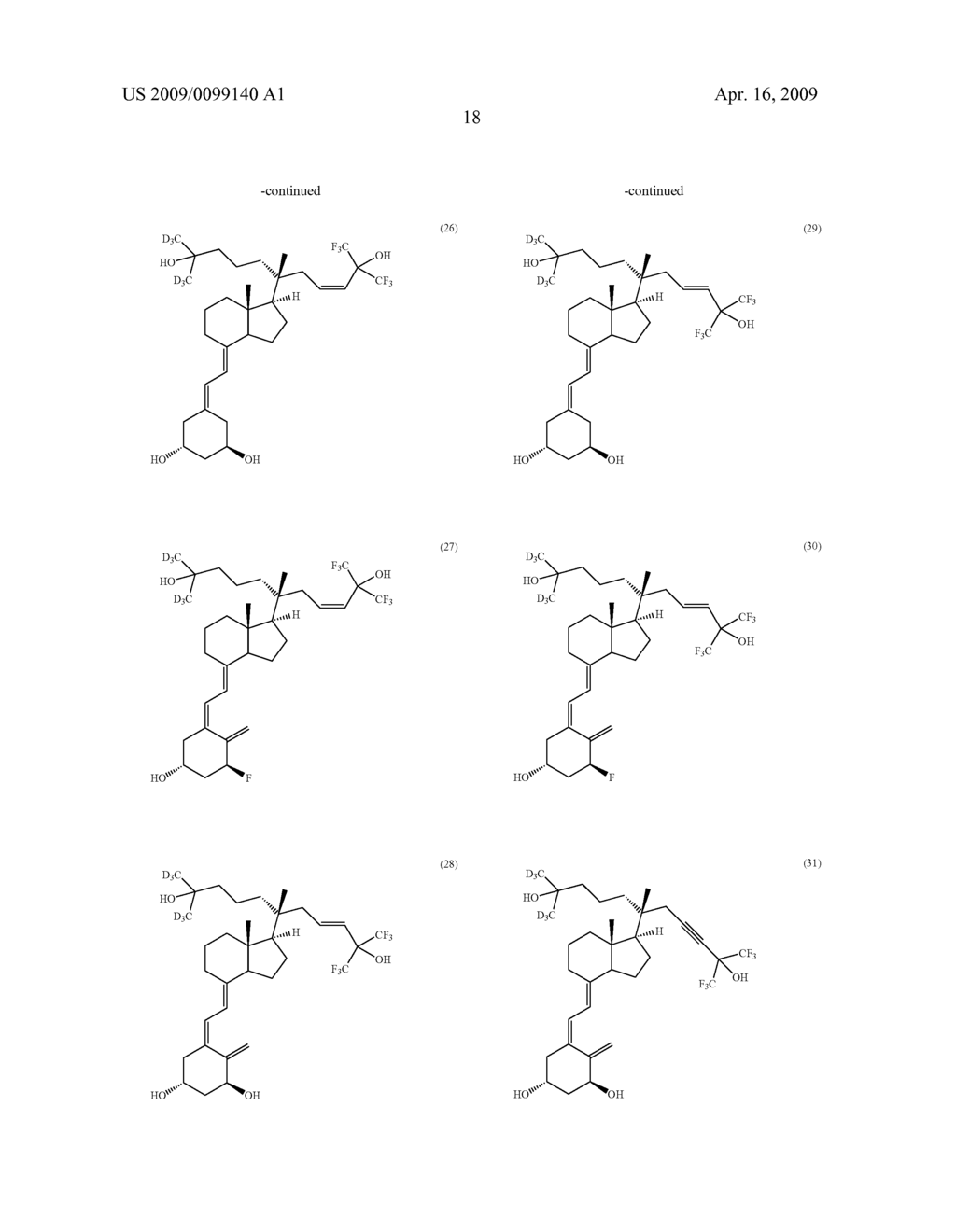 20-Alkyl, Gemini Vitamin D3 Compounds and Methods of Use Thereof - diagram, schematic, and image 19