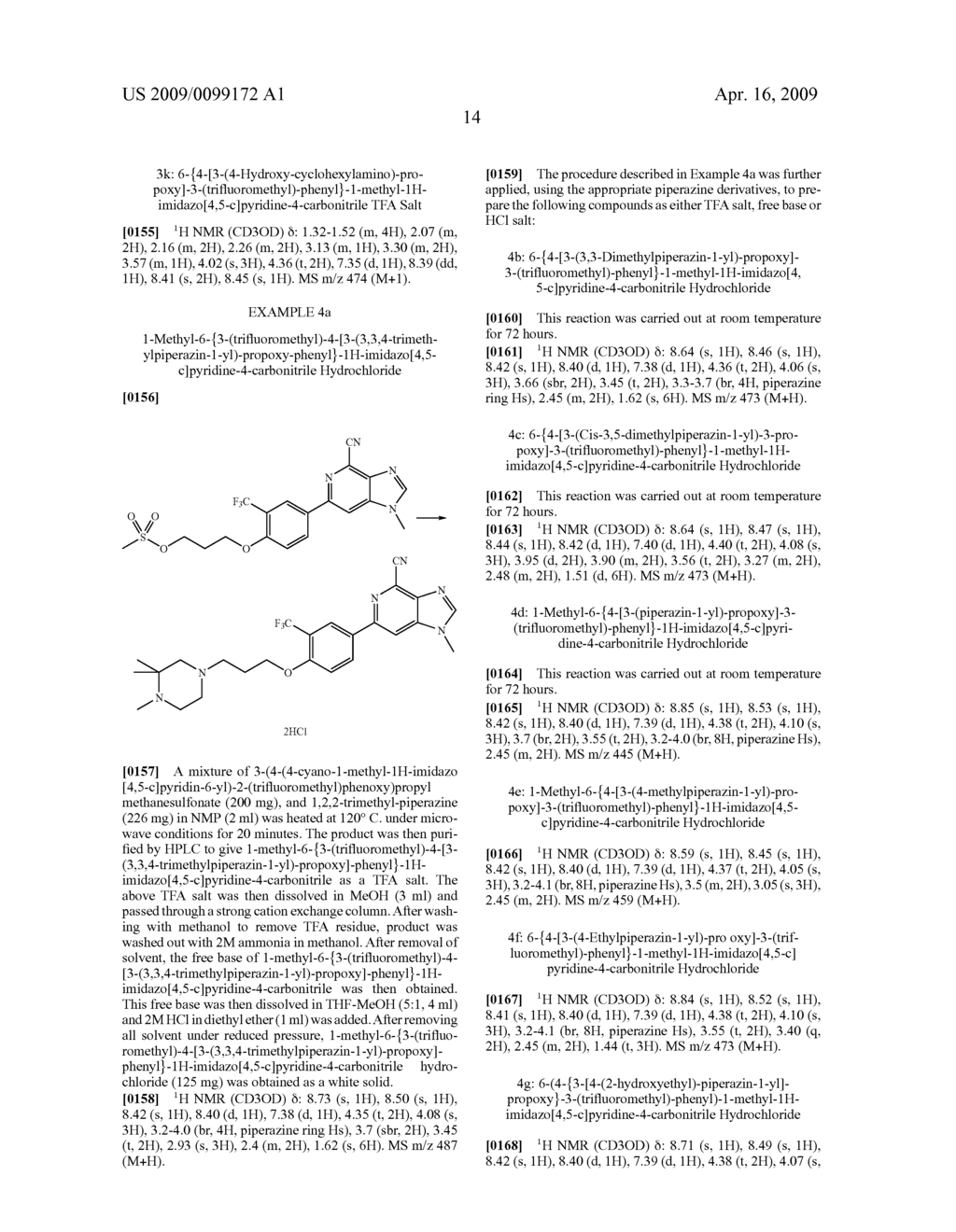 6-PHENYL-1H-IMIDAZO[4,5-c]PYRIDINE-4-CARBONITRILE DERIVATIVES - diagram, schematic, and image 15