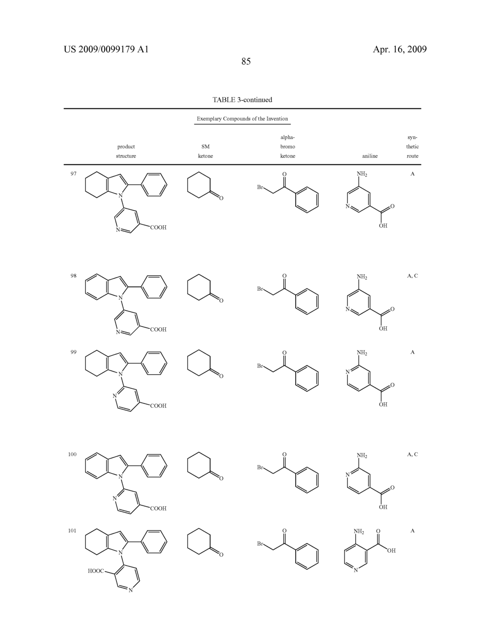 COMPOUNDS FOR DISEASES AND DISORDERS - diagram, schematic, and image 86