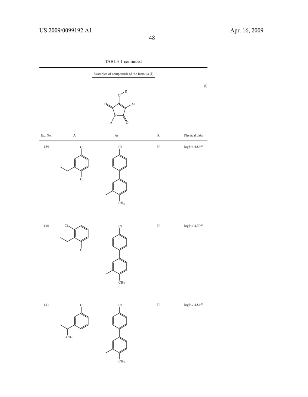 Substituted 1H-pyrrole-2,5-diones - diagram, schematic, and image 49