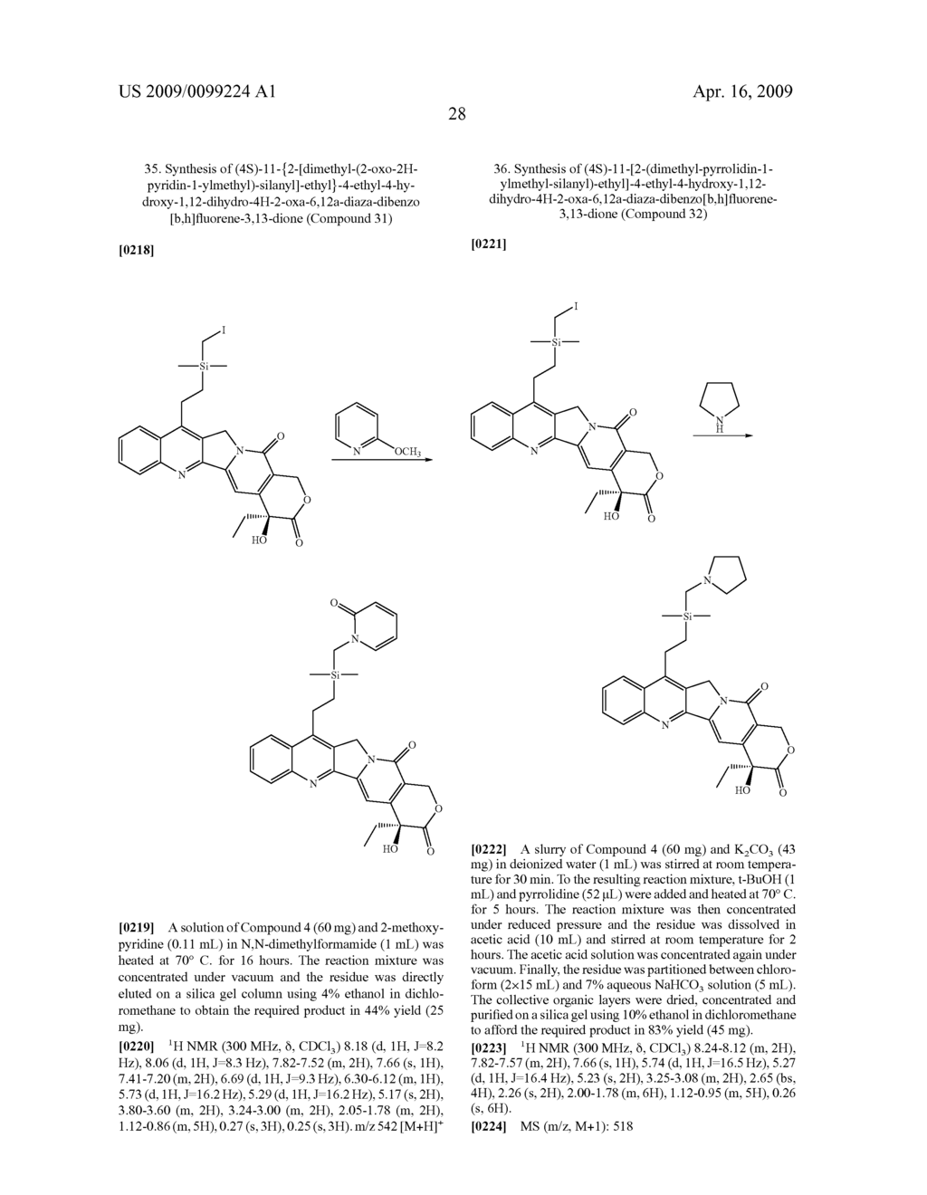 C7- substituted camptothecin analogs - diagram, schematic, and image 29