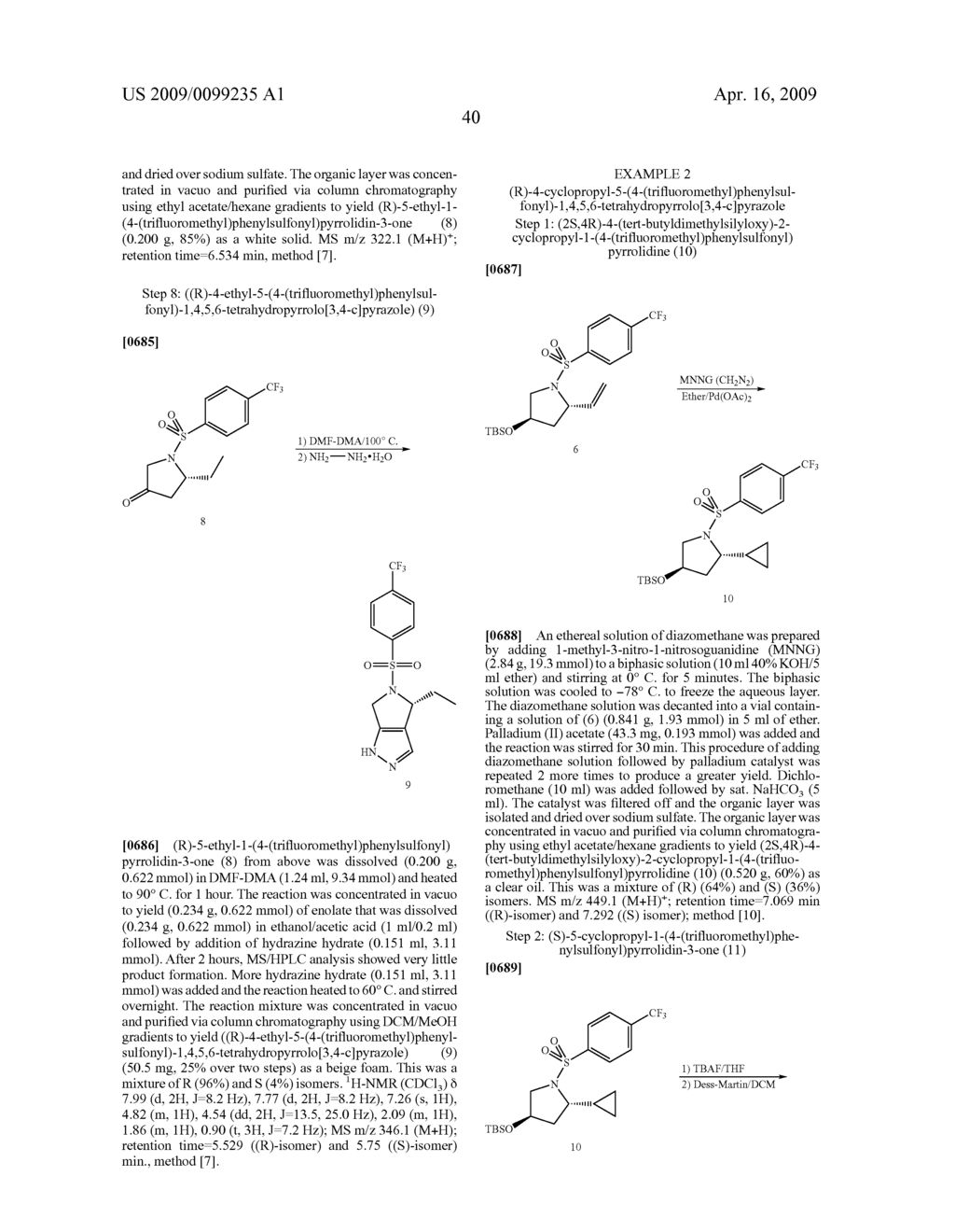 Pyrazolopyrrolidines as Inhibitors of Gamma Secretase - diagram, schematic, and image 41