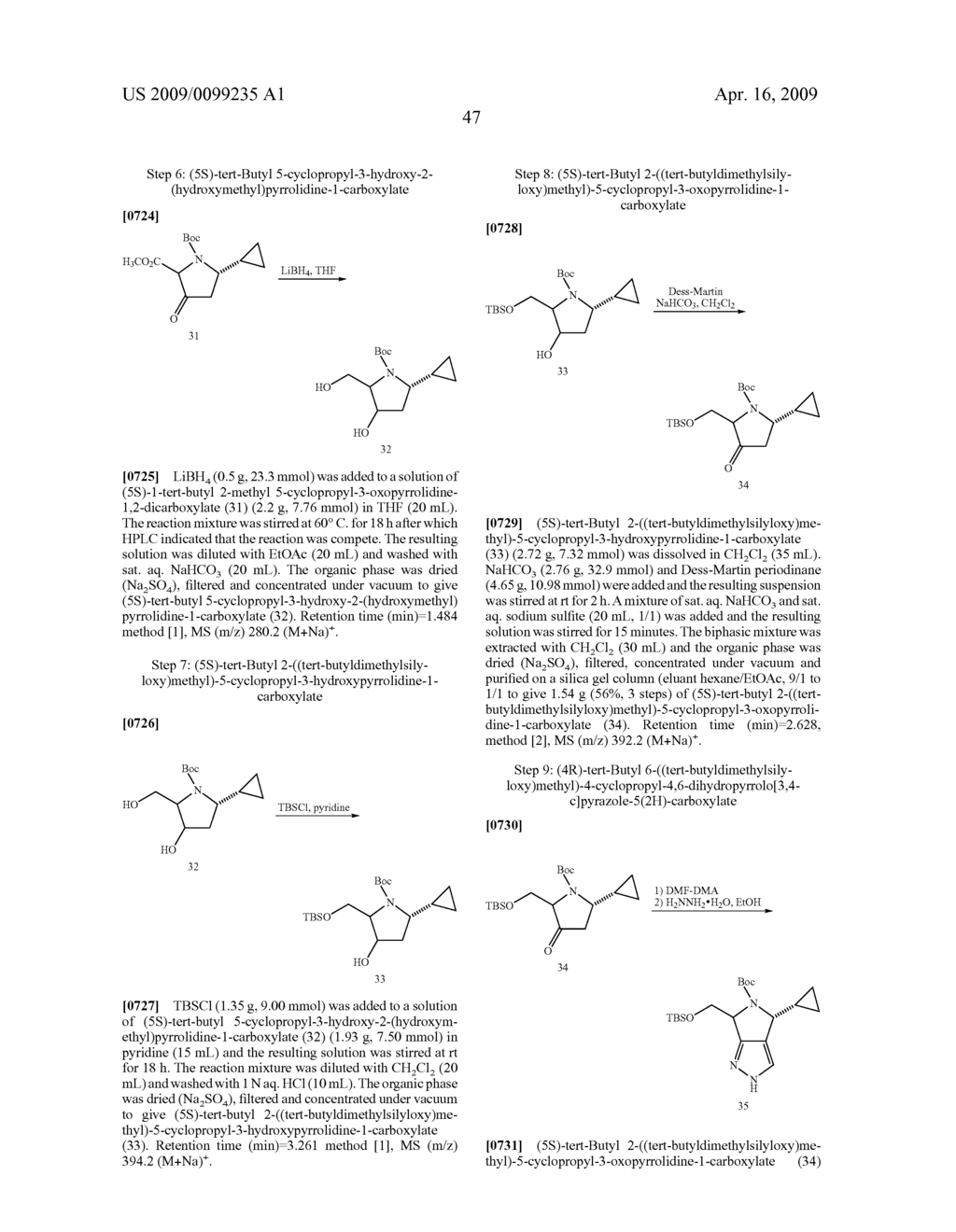 Pyrazolopyrrolidines as Inhibitors of Gamma Secretase - diagram, schematic, and image 48