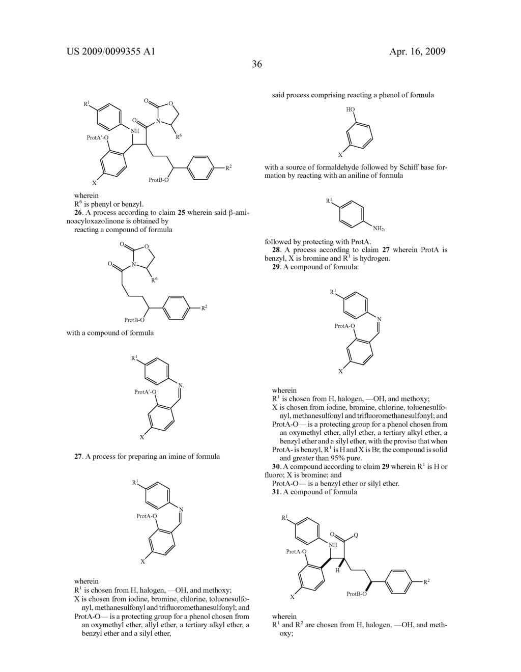 Processes for Production of 4-(Biphenylyl)Azetidin-2-One Phosphonic Acids - diagram, schematic, and image 37