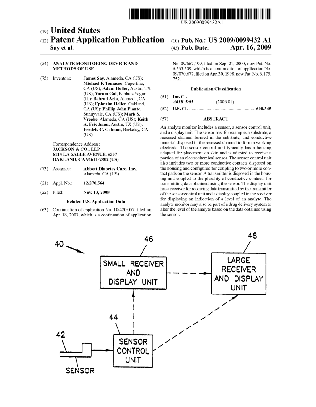 Analyte Monitoring Device and Methods of Use - diagram, schematic, and image 01