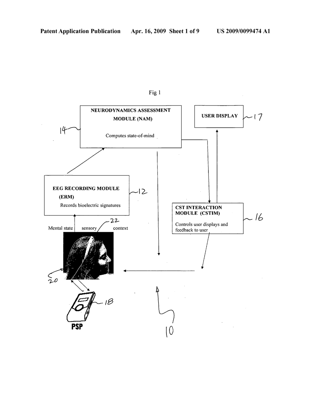 System and method for combined bioelectric sensing and biosensory feedback based adaptive therapy for medical disorders - diagram, schematic, and image 02