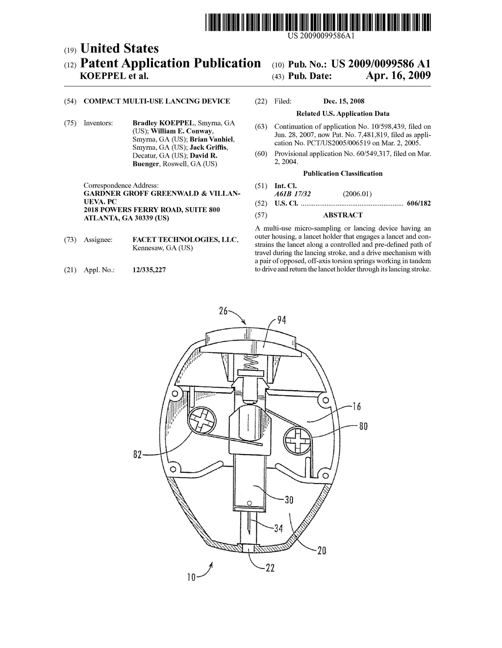 COMPACT MULTI-USE LANCING DEVICE - diagram, schematic, and image 01