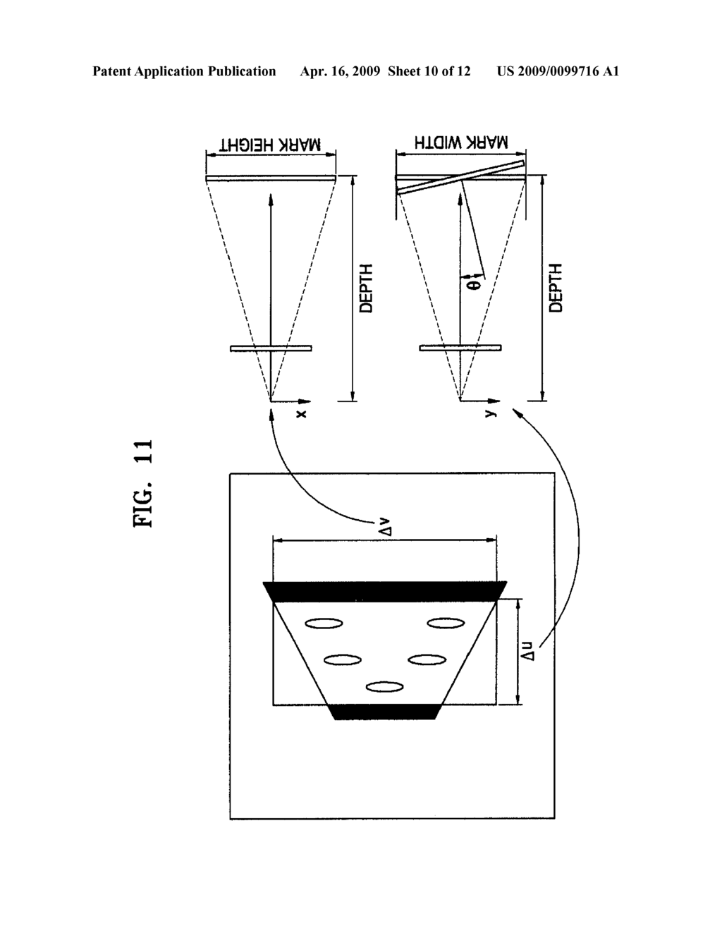 METHOD OF CONSTRUCTING ARTIFICIAL MARK FOR AUTONOMOUS DRIVING, APPARATUS AND METHOD OF DETERMINING POSITION OF INTELLIGENT SYSTEM USING ARTIFICAL MARK AND INTELLIGENT SYSTEM EMPLOYING THE SAME - diagram, schematic, and image 11