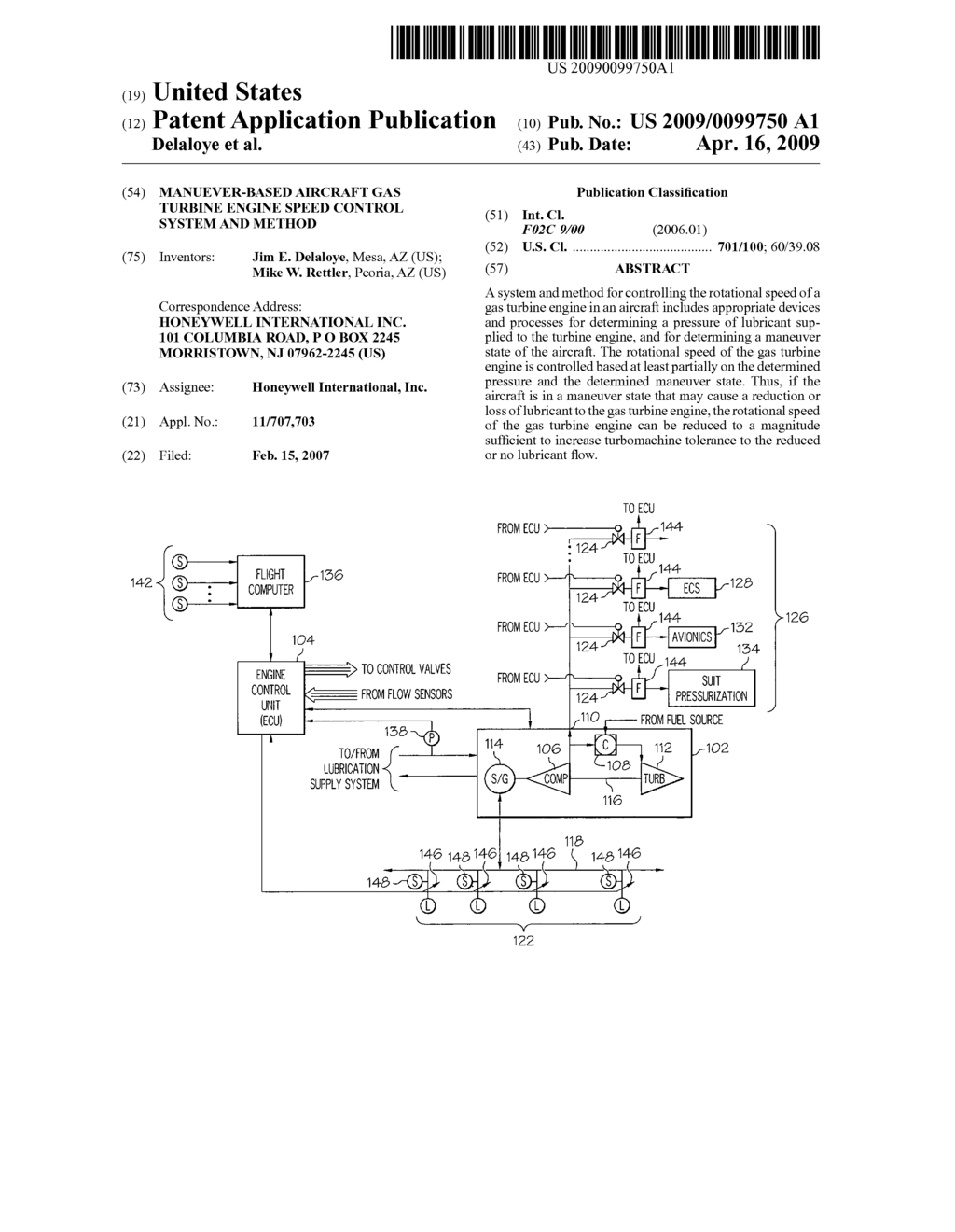 Manuever-based aircraft gas turbine engine speed control system and method - diagram, schematic, and image 01