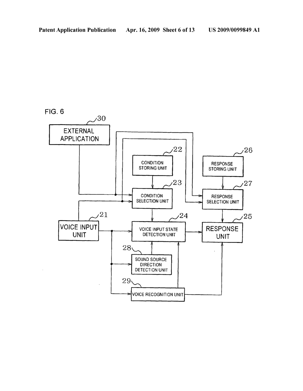 Voice input system, interactive-type robot, voice input method, and voice input program - diagram, schematic, and image 07