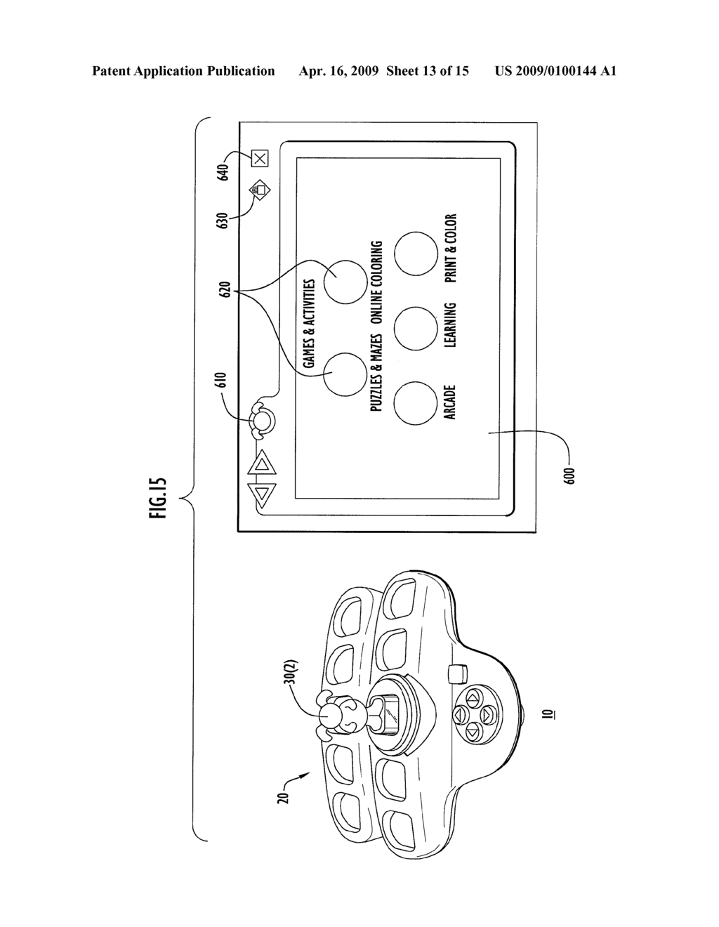 Computer Peripheral Device For Accessing Web Site Content - diagram, schematic, and image 14