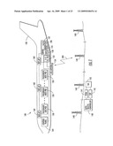 AIRCRAFT IN-FLIGHT ENTERTAINMENT SYSTEM HAVING A DUAL-BEAM ANTENNA AND ASSOCIATED METHODS diagram and image