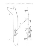 AIRCRAFT IN-FLIGHT ENTERTAINMENT SYSTEM HAVING A DUAL-BEAM ANTENNA AND ASSOCIATED METHODS diagram and image