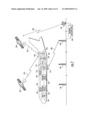 AIRCRAFT IN-FLIGHT ENTERTAINMENT SYSTEM HAVING A DUAL-BEAM ANTENNA AND ASSOCIATED METHODS diagram and image