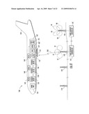 AIRCRAFT IN-FLIGHT ENTERTAINMENT SYSTEM HAVING A DUAL-BEAM ANTENNA AND ASSOCIATED METHODS diagram and image