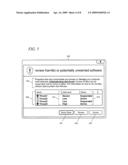 Detection and dynamic alteration of execution of potential software threats diagram and image