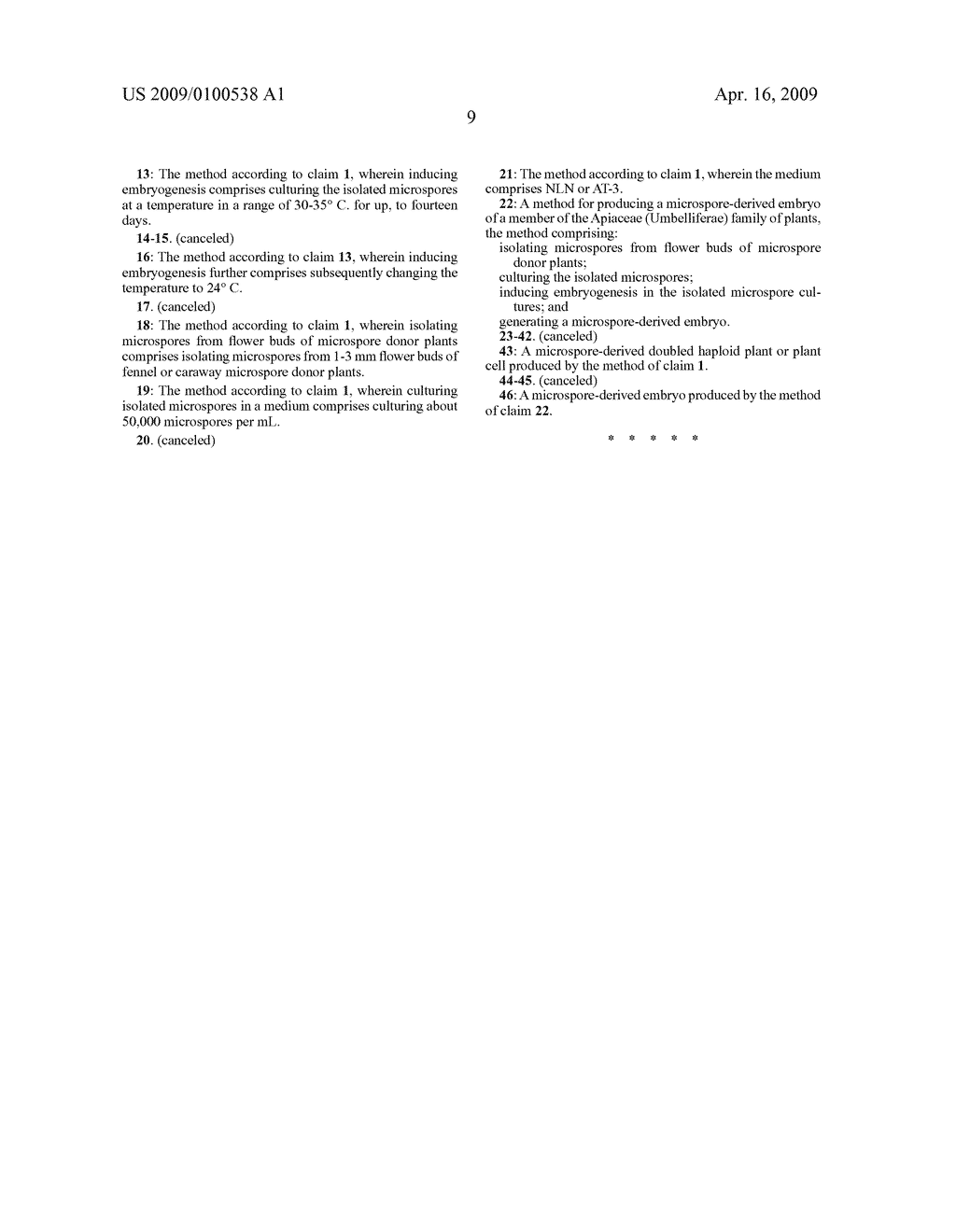 Methods for producing microspore derived doubled haploid apiaceae - diagram, schematic, and image 17