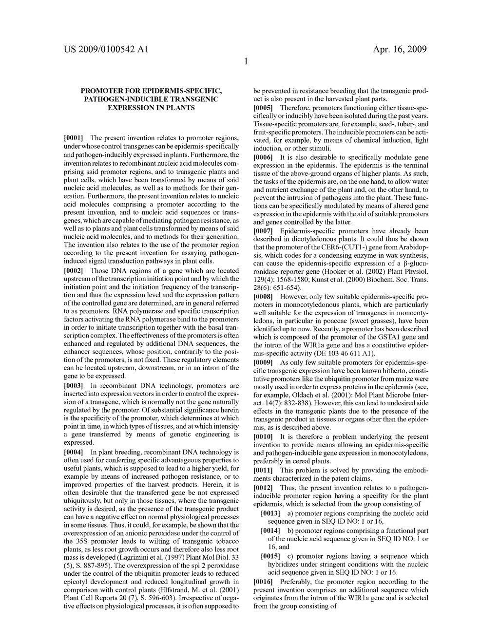 Promoter for epidermis-specific, pathogen-inducible transgenic expression in plants - diagram, schematic, and image 10