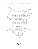 NON-SLIP EMBLEMS AND THEIR APPLICATION TO BABY CLOTHING diagram and image