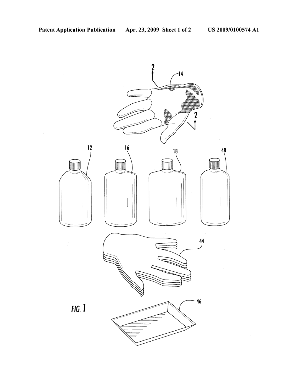 Applicator Glove For Application Of Staining Compositions And Self-Tanning Kit Including Same - diagram, schematic, and image 02