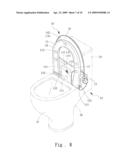 Sensing-Type Lavatory Seat Structure with Covering Film diagram and image