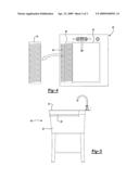 UTILITY TUB WITH REMOVABLE RACK diagram and image