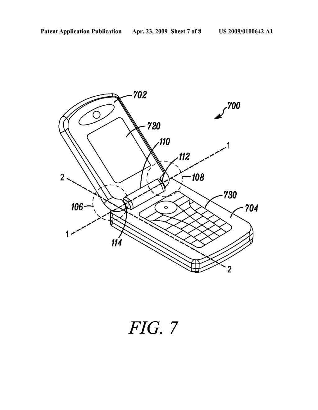 Method for Pivotably Adjusting a First Portion of a Device in Two Directions Relative to a Second Portion of the Device - diagram, schematic, and image 08