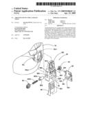 Adjusting Device for a Goggle Strap diagram and image