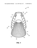 ROCKET ENGINE NOZZLE AND METHOD OF FABRICATING A ROCKET ENGINE NOZZLE USING PRESSURE BRAZING diagram and image