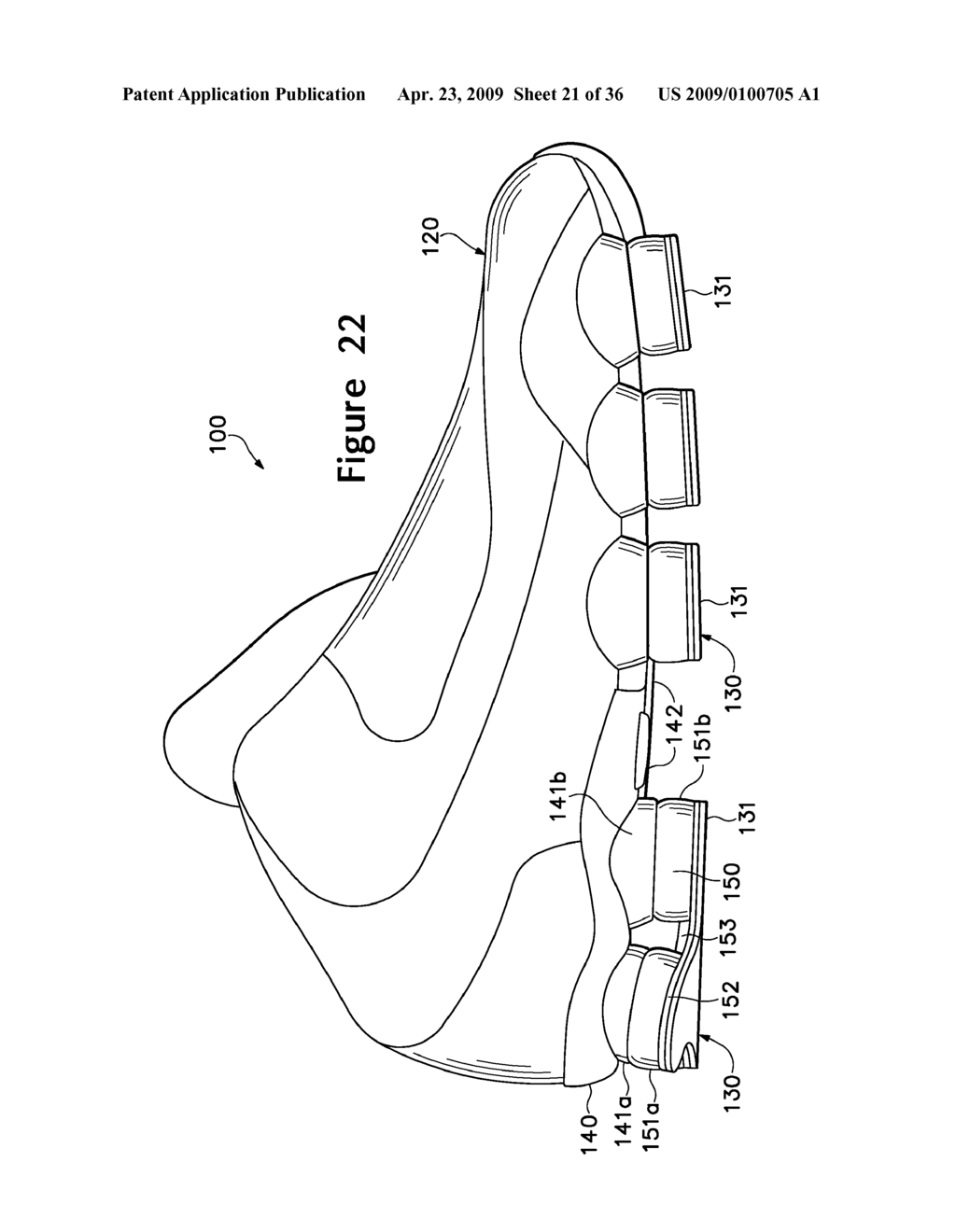 Article Of Footwear With A Sole Structure Having Fluid-Filled Support Elements - diagram, schematic, and image 22