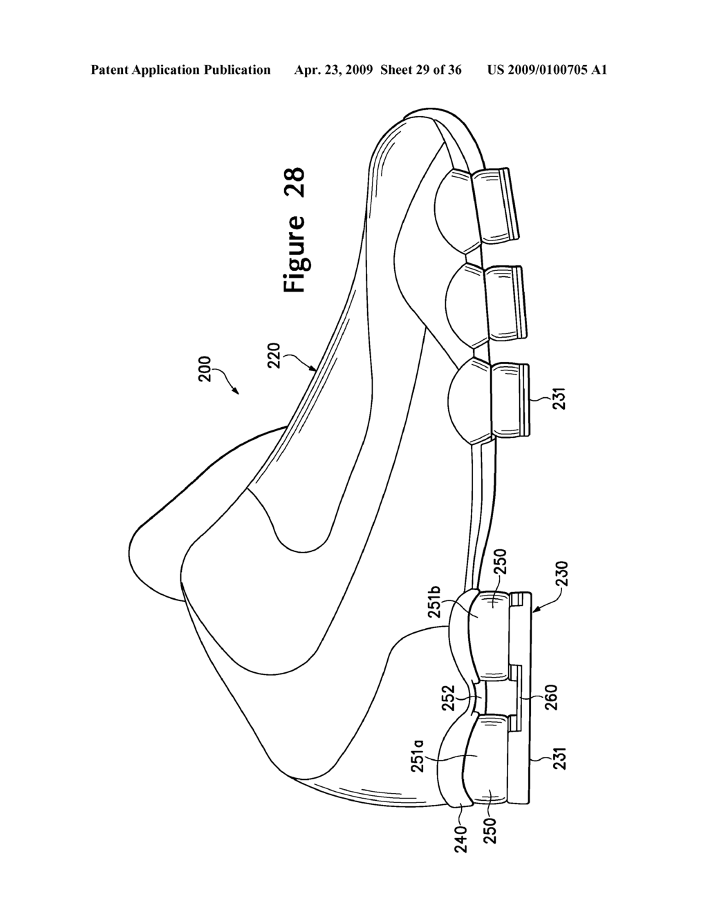 Article Of Footwear With A Sole Structure Having Fluid-Filled Support Elements - diagram, schematic, and image 30