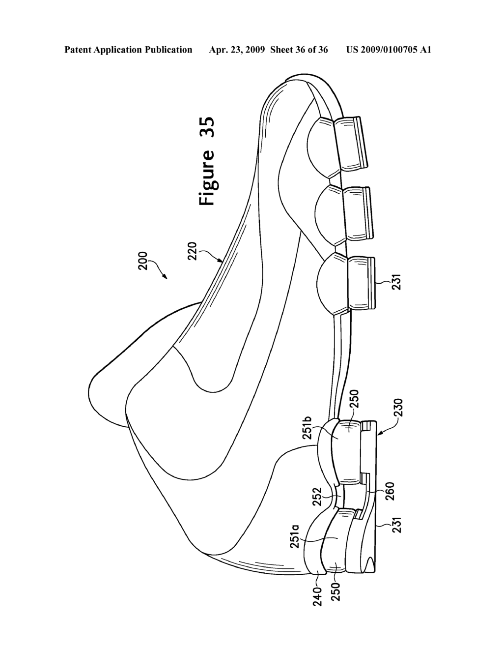 Article Of Footwear With A Sole Structure Having Fluid-Filled Support Elements - diagram, schematic, and image 37