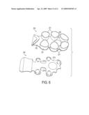 Article of Footwear With A Sole Structure Having Support Elements and An Indented Plate diagram and image